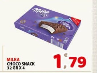 Premium Supermercati Milka Choco Snack 32 Gr x 4 offerta