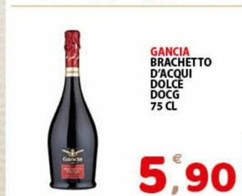Gancia Brachetto D'Acqui Dolce DOCG 75 cl