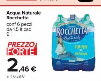Carrefour Iper Acqua naturale rocchetta offerta