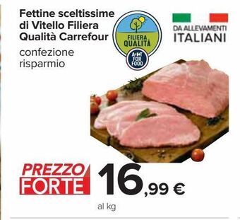 Carrefour Iper Fettine sceltissime di vitello offerta