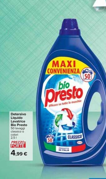 Carrefour Iper Detersivo liquido lavatrice bio presto offerta