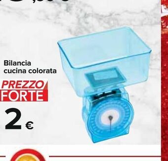 Carrefour Iper Bilancia cucina colorata offerta