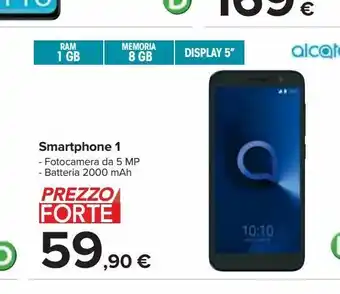 Carrefour Iper Smartphone 1 alcatel offerta
