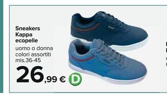 Sneakers kappa ecopelle