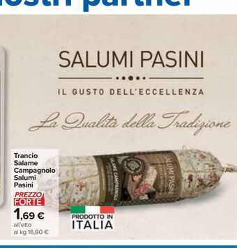 Carrefour Iper Trancio salame campagnolo salumi pasini offerta