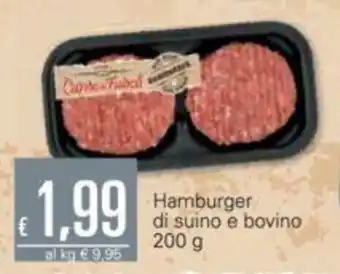 Unes Hamburger di suino e bovino 200g offerta