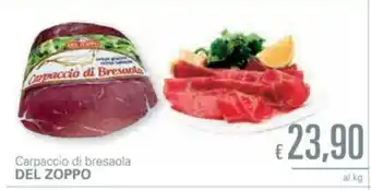 Unes Del Zoppo Carpaccio di bresaola offerta