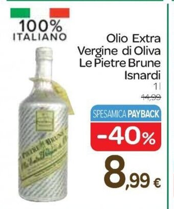 Carrefour Express Olio Extra Vergine di Oliva Le Pietre Brune Isnardi 1 l offerta