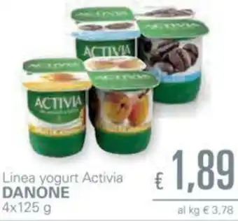 Unes Danone Activia Linea yogurt 4x125g offerta