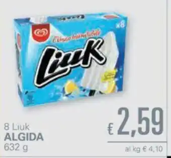 Unes Algida 8 Liuk 632g offerta