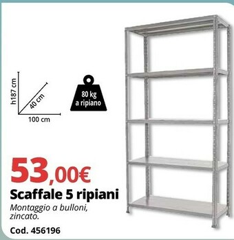 Brico Io Scaffale 5 Ripiani offerta