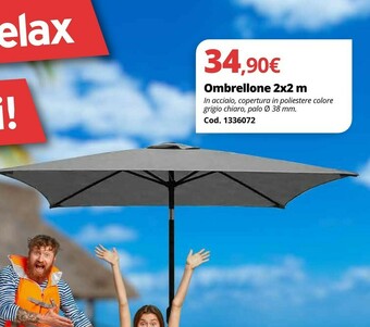 Brico Io Ombrellone 2x2 M offerta