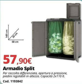 Brico Io Armadio Split offerta