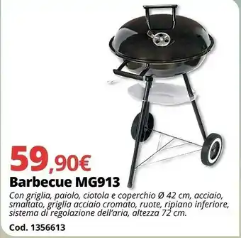 Brico Io Barbecue MG913 offerta