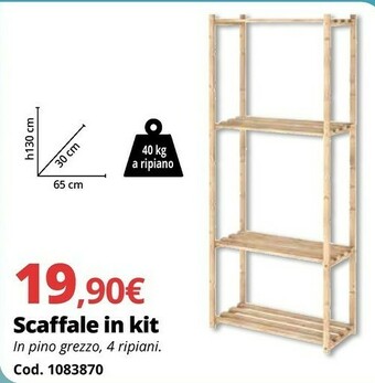Brico Io Scaffale In Kit offerta