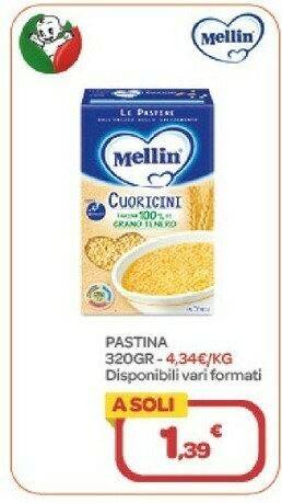 Bimbo Store Mellin Pastina offerta