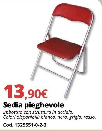 Brico Io Sedia Pieghevole offerta