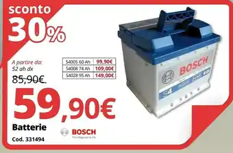 Brico Io Bosch Batterie offerta