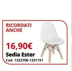 Brico Io Sedia Ester offerta