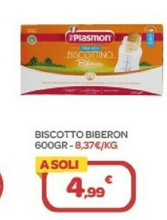 Bimbo Store Plasmon Biscotto Biberon offerta