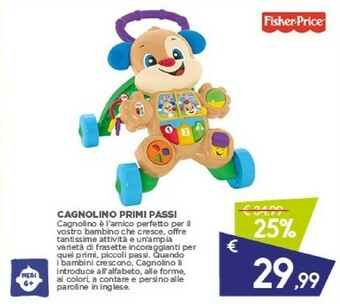 Fisher-Price Infant Cagnolino Primi Passi