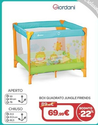 Giordani Box Quadrato Jungle Friends