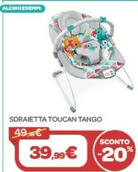 Bimbo Store Bright starts Sdraietta Toucan Tango offerta