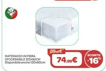 Giordani Materasso In Fibra Sfoderabile