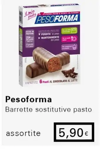 Iper Tosano Pesoforma Barette sostitutive pasto assortite offerta