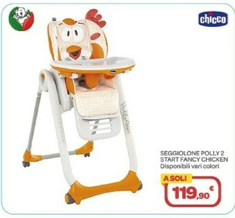 Bimbo Store Chicco Seggiolone Polly 2 Start Fancy Chicken offerta