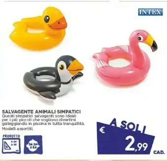Bimbo Store Intex Salvagente Animali offerta