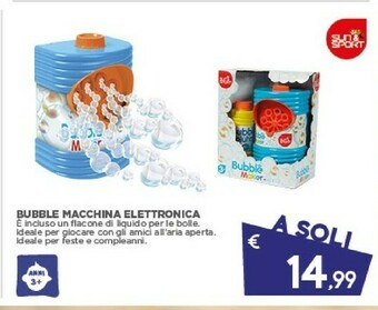 Bubble Macchina Elettronica