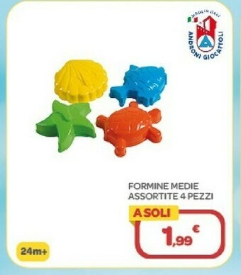 Androni giocattoli Formine Medie Assortite