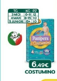 Bimbo Store Pampers Customino offerta