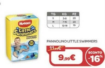 Bimbo Store Huggies Pannolini Little Swimmers offerta