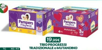 Pampers Trio Progressi Tradizionale O Mutandino