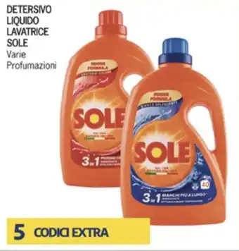 Iper Tosano Sole Detersivo Liquido Lavatrice Varie Profumazioni offerta