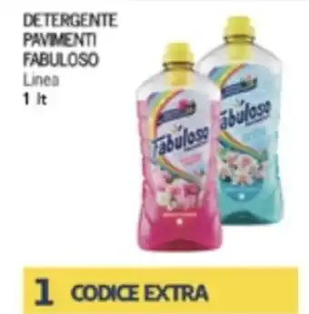 Iper Tosano Fabuloso Detergente Pavimenti Linea 1 lt offerta