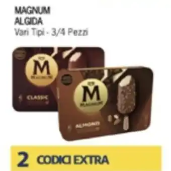 Iper Tosano Algida Magnum Vari Tipi 3/4 Pezzi offerta
