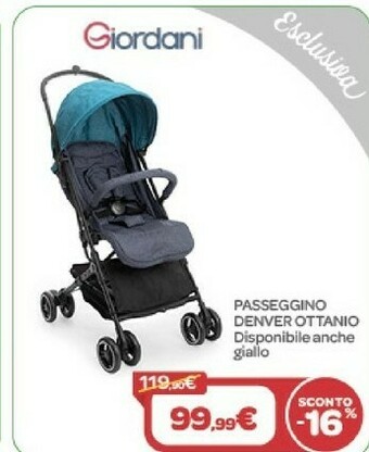 Bimbo Store Giordani Passeggino Denver Ottanio offerta