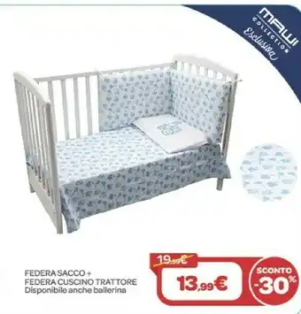 Bimbo Store Federa Sacco + Federa Cuscino Trattore offerta