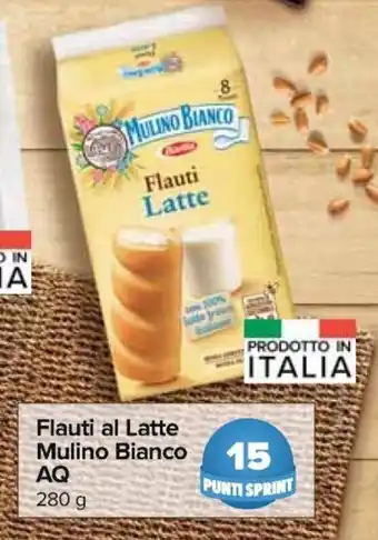 Carrefour Express AQ Flauti al Latte Mulino Bianco 280 offerta