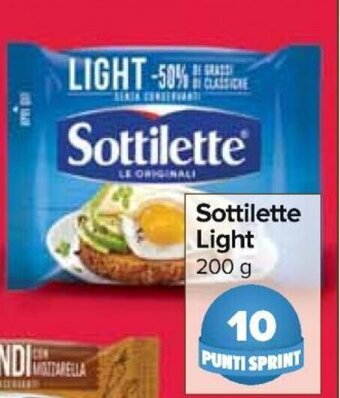 Carrefour Express Sottilette Light 200 g offerta