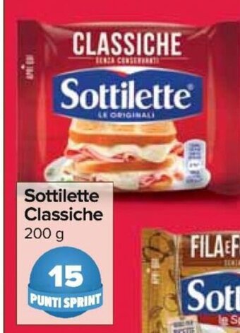 Carrefour Express Sottilette Classiche 200 g offerta