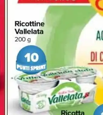 Carrefour Express Ricottine Vallelata 200 g offerta