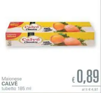 Unes Calvè Maionese tubetto 185ml offerta