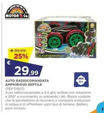 Toys Center Auto Radiocomandata Amphibous Reptile offerta