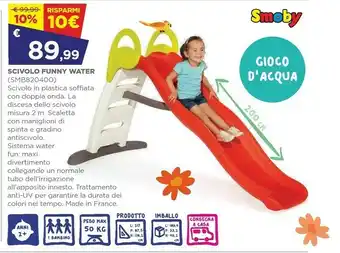 Toys Center Smoby Scivolo Funny Water offerta