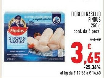 Conad Findus 5 Fiori Di Nasello 250 G(ml) offerta
