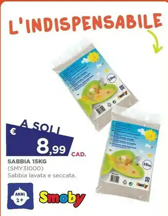 Toys Center Smoby Sabbia 15kg 031000 offerta